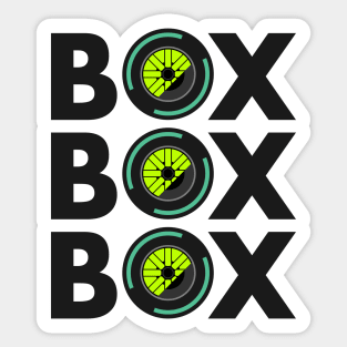 Box Box Box Brawn Edition F1 Tyre Compound Design Sticker